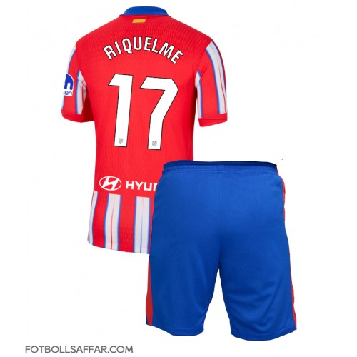 Atletico Madrid Rodrigo Riquelme #17 Hemmadräkt Barn 2024-25 Kortärmad (+ Korta byxor)